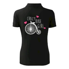 Crazy bike girl