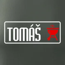 Tričko na grilovanie s vlastným menom Tričko na grilovanie s vlastným menom