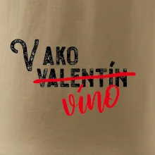 V ako Valentín víno