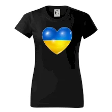 Ukrajina srdce vlajka Ukrajina srdce vlajka