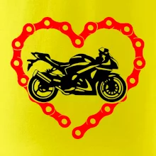 Moto srdce reťaz - cestná