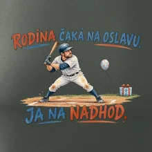 Rodina čaká na oslavu ja na nadhod
