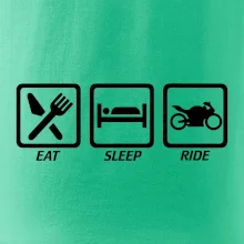 Eat sleep ride - cesta