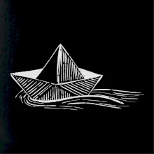 Letná romantika - papierová loďka