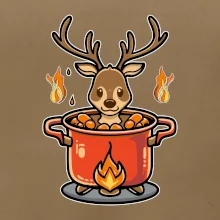 Hrnec s jelenem