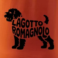 Lagotto romagnolo nápis v tele