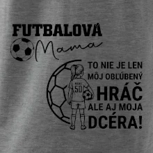 Futbalová mama - jedna dcéra (vaše meno a číslo)
