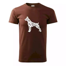 Doberman - nápis v tele