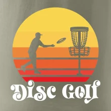 Disc golf postava vintage Disc golf postava vintage