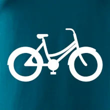 Obrázok kolesa na prsníku mestský bicykel