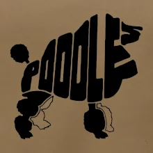 Pudel - nápis v tele