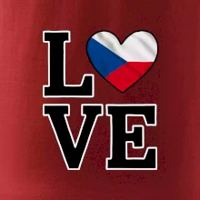 Love Česká vlajka
