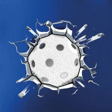 Florbal lopta v triku