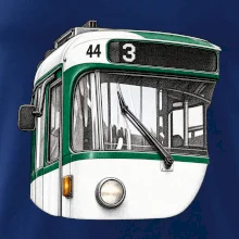 Detail čela T3R SLF tečkovaná perokresba