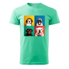 Psi šteňatá koláž