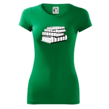 Knihy čiernobiele na sebe