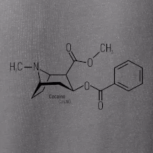 Molekulárna štruktúra Cocaine Kokaín