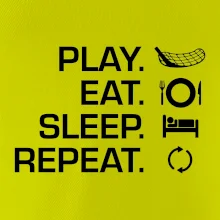 Play Eat Sleep Repeat florbal Play Eat Sleep Repeat florbal