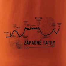 Profil kopca Západné Tatry