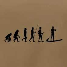 Evoluce paddleboard muž