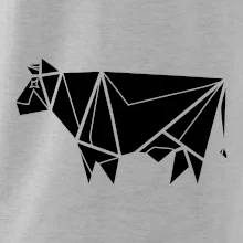 Origami krava z boku