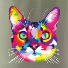 Mačka dúhová hlava