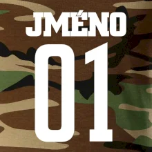 Hokejový dres - vlastné meno a číslo