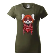 Červená panda hipster