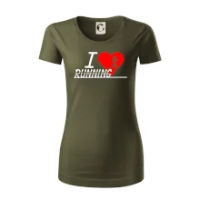 I love running dievča