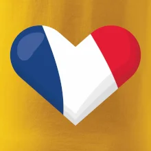 Francúzska vlajka srdca
