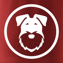 Bradáč v koliesku na prsníku