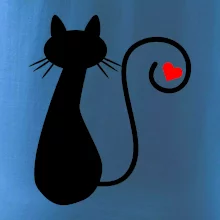 Zamilovaná mačka chvostík