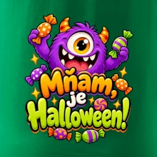 Mňam je Halloween cukríkové strašidlo