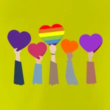 LGBT ruky srdce