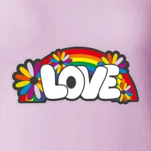 Love s dúhou v pozadí