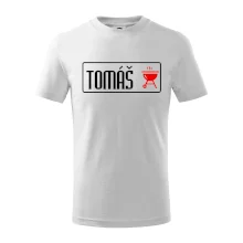 Tričko na grilovanie s vlastným menom
