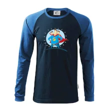 Otec superman - chlapec a chlapec Otec superman - chlapec a chlapec