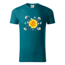 Bitcoin v tričku Bitcoin v tričku