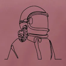 Astronaut jedným ťahom