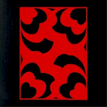 Štyri srdcia - obdĺžnik (Moňas)