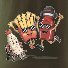 Súboj o hranolky kečup tatárka