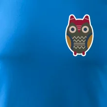 Folklór na prsníku sova