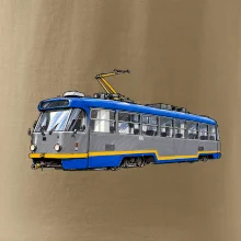 T3R SLF modrošedá kresba fixem