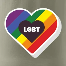LGBT srdce dúhové