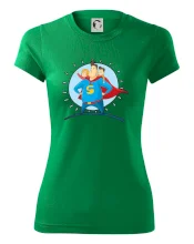 Táta superman - dievča a chlapec