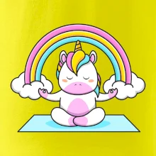 Yoga jednorožec - dúha