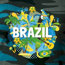 Brazília Farebný obrázok