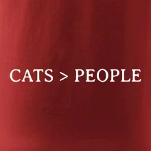 Cats > people