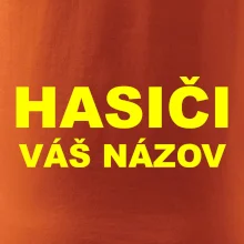 Hasiči - žltý nápis - váš názov zboru Hasiči - žltý nápis - váš názov zboru