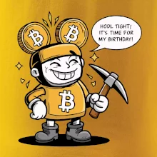 Hodl tight, it's time for my birthday!